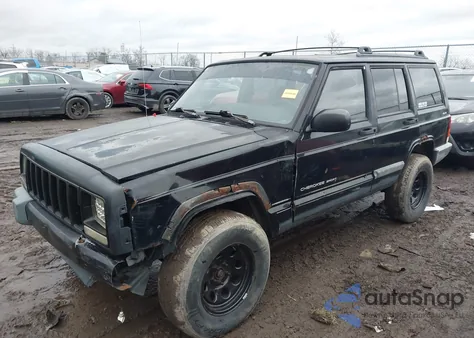 2000 Jeep Cherokee Sport z USA, uszkodzony, nr VIN 1J4FF48S2YL190779